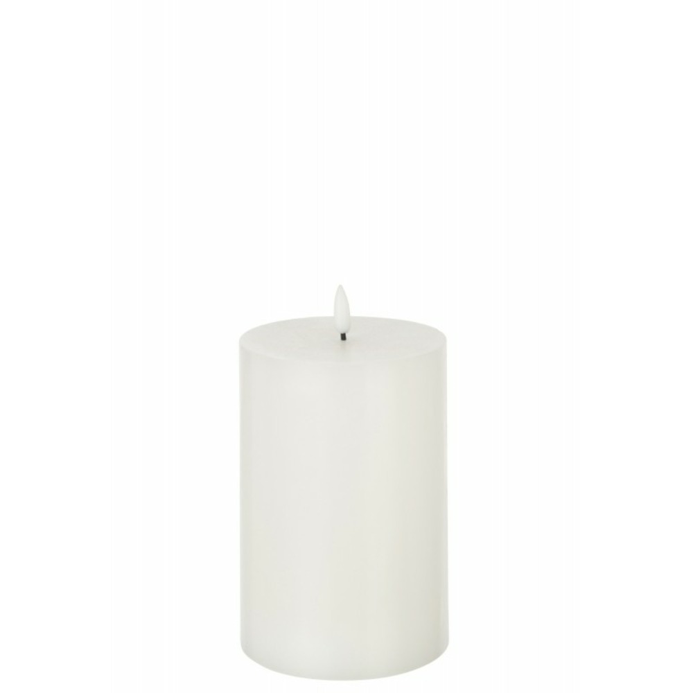 Bougie led 1 lumière blanc 10x10x18cm