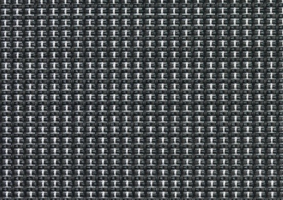 Set de table maille fine noir et blanc 45 x 30 cm - pujadas