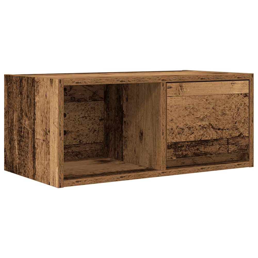 Meuble tv vieux bois 60x31x25,5 cm bois d'ingénierie
