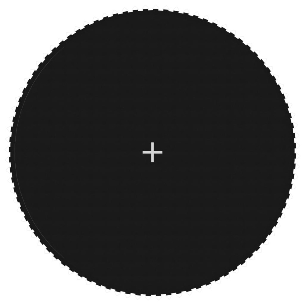 Tapis de saut tissu noir pour trampoline rond de 4,57 m