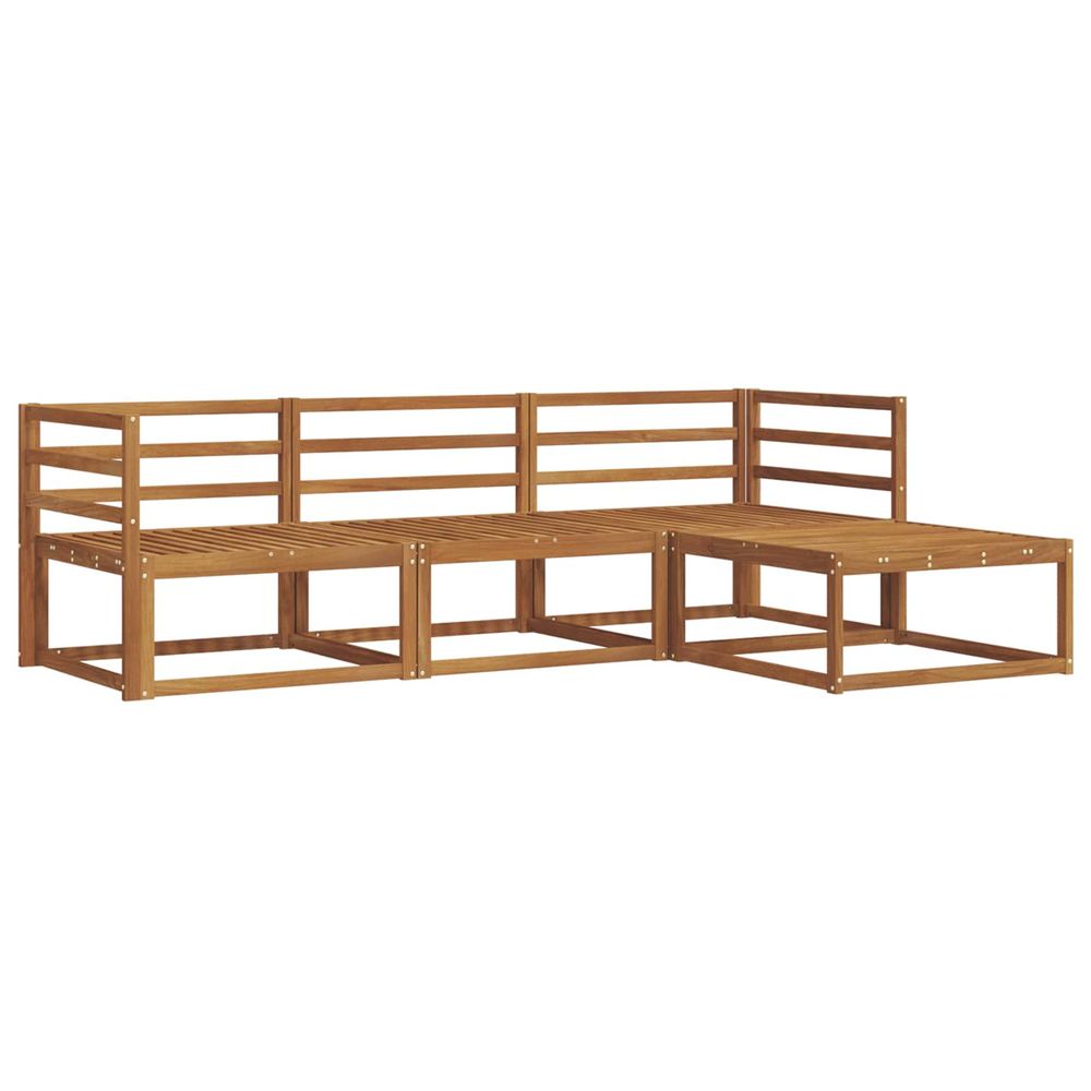 Ensemble de canapés d'extérieur 4 pc 4 place naturel | Truffaut