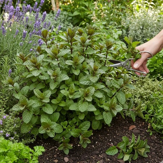 Menthe eau de cologne - sans traitement godet - 5/20 cm