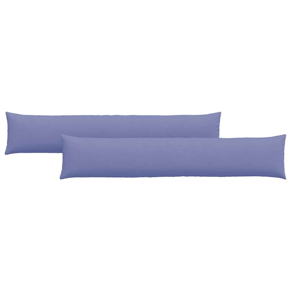 Coussins de canapé 2 pc tissu bleu denim 200 x 40 cm