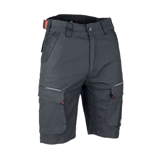 Bermuda paléo coton poly gris noir taille 38 lma lebeurre 6165 38