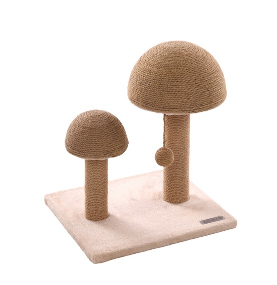 Arbre a griffer pour chat champignon