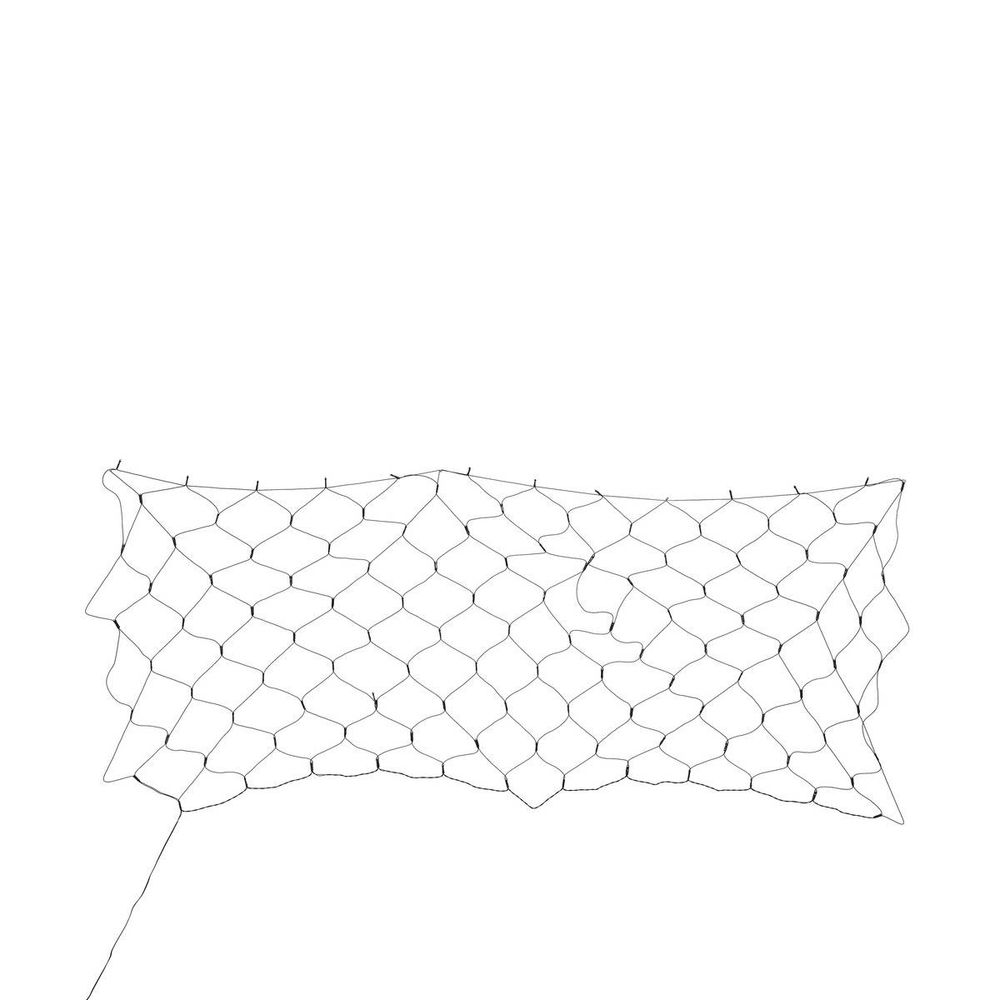 Guirlande lumineuse filet d'extérieur 2 x 1 m 120 led multicolore fil vert 13 fonctions sur secteur