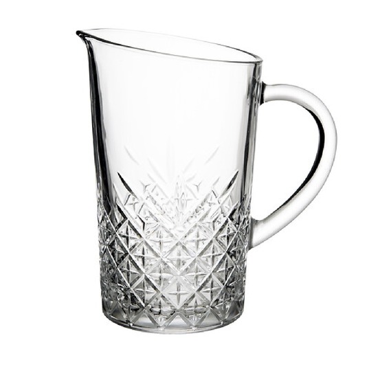 Pichet en verre transparent 1.4l