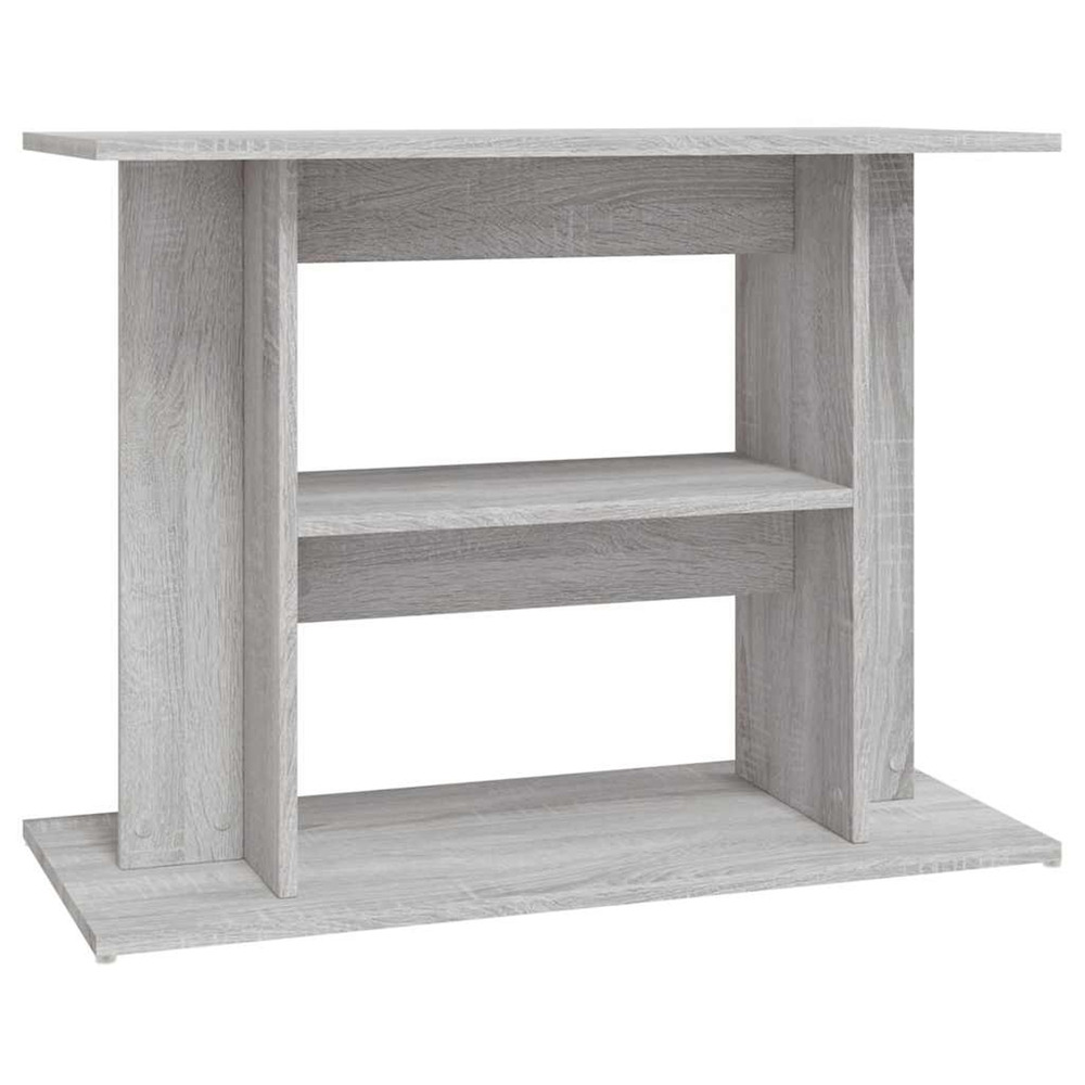 Support d'aquarium gris sonoma 80x35x60 cm bois d'ingénierie