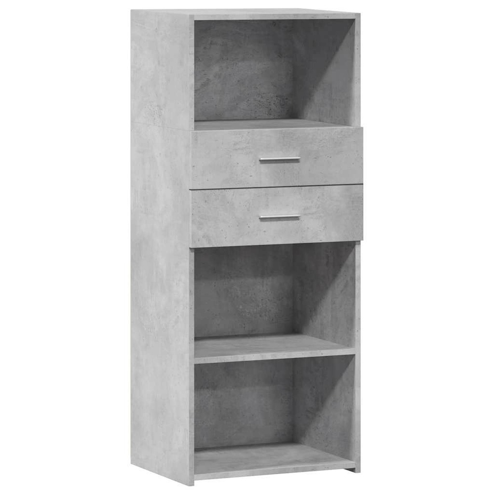 Buffet bahut commode armoire meuble de rangement organisateur cuisine salle de séjour salon haut 50 x 42,5 x 124 cm bois d'in