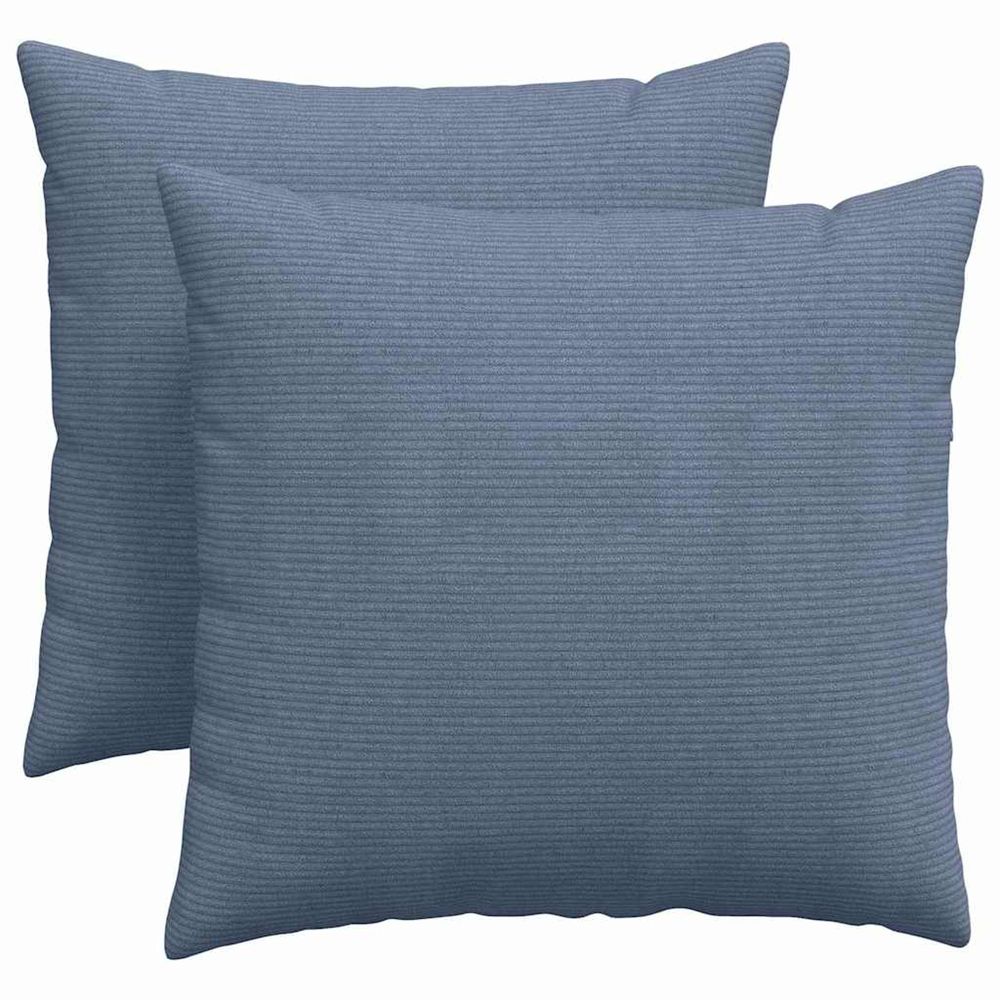 Coussins de canapé 2 pcs bleu 45 x 45 cm