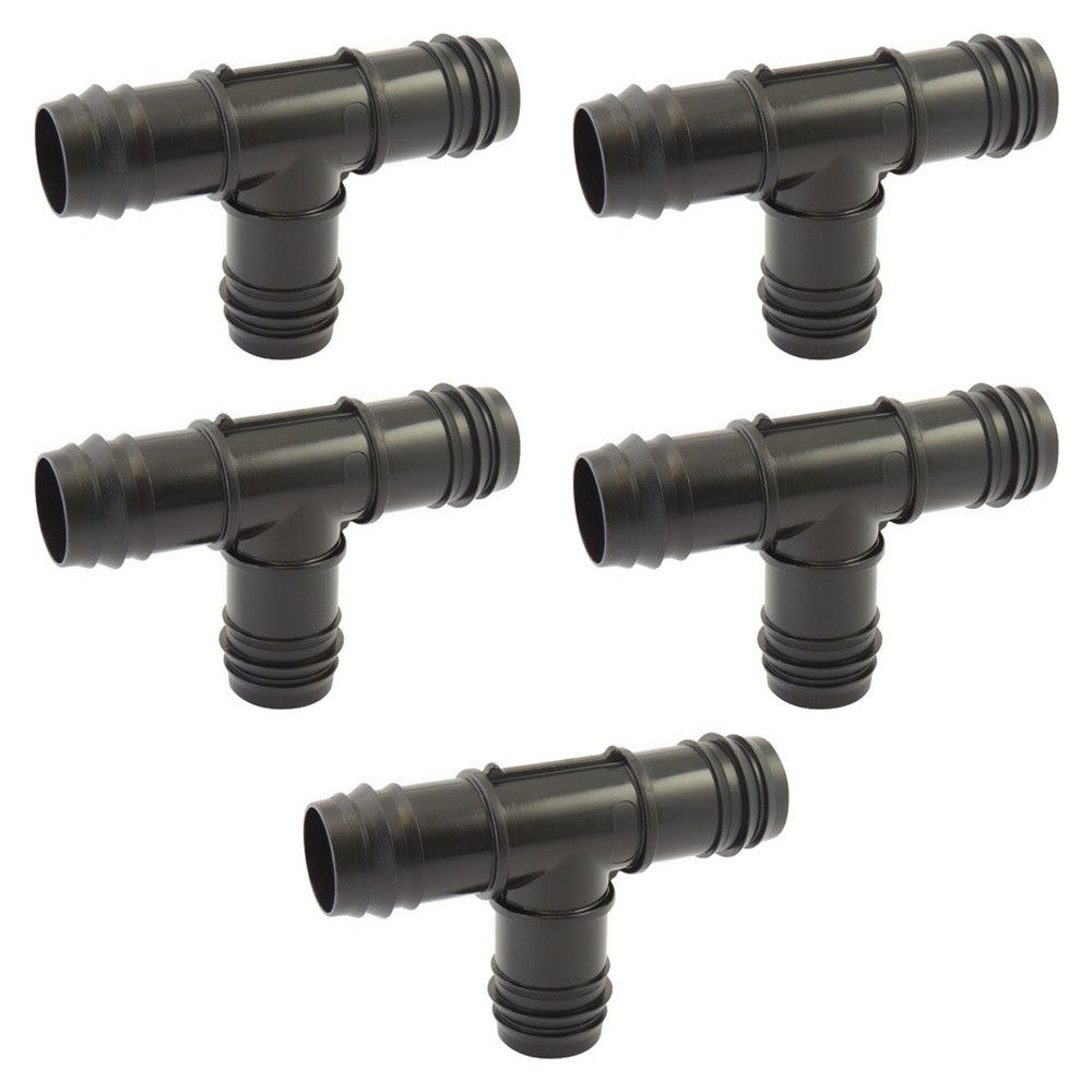 Lot de 5 t cannelé 25 x 25 mm