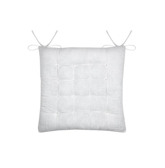 Assise de chaise matelassée en coton pop colors