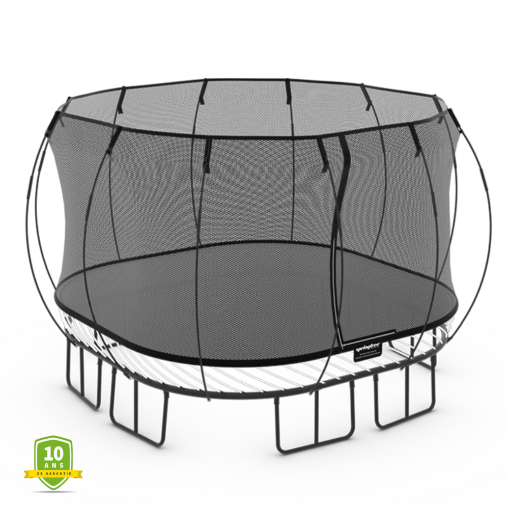 Springfree Trampoline Grand Carré Trampoline (NULL,4 x 3,4m)