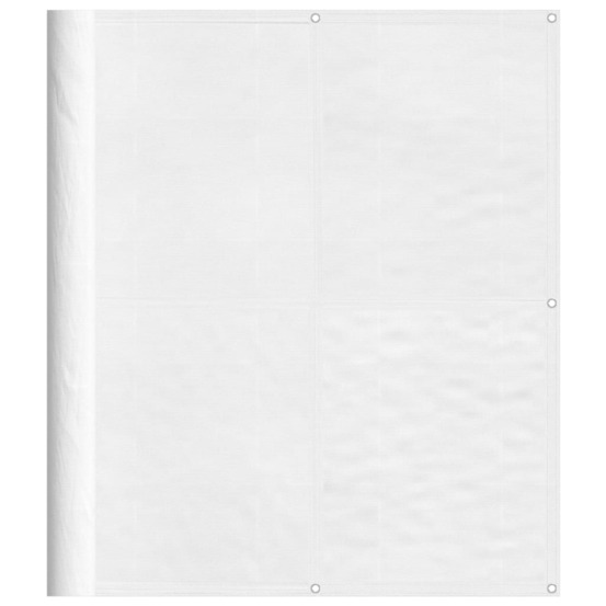Écran de balcon blanc 120x800 cm 100% polyester oxford