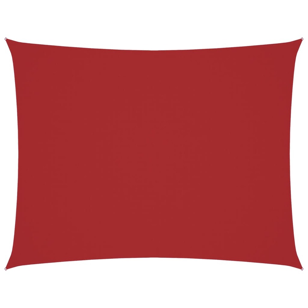 Voile de parasol tissu oxford rectangulaire 2x3 m rouge