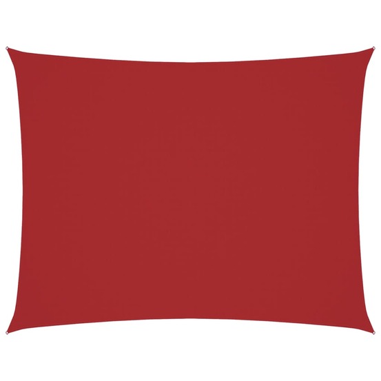 Voile de parasol tissu oxford rectangulaire 2x3 m rouge