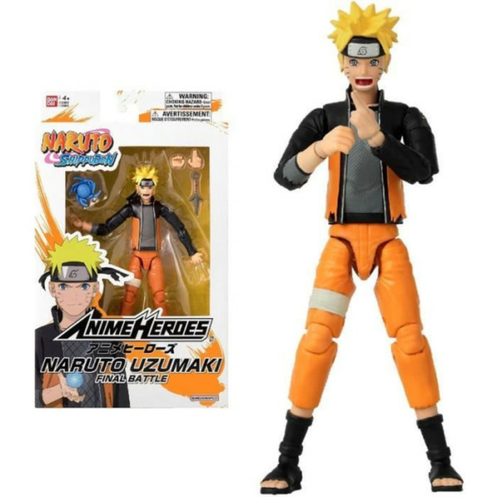 Figurine anime heroes - - naruto shippuden - naruto uzumaki (final battle) - 17 cm