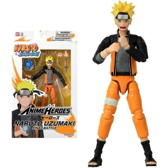 Figurine anime heroes - - naruto shippuden - naruto uzumaki (final battle) - 17 cm