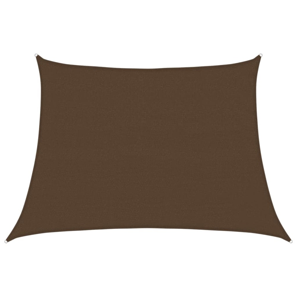 Voile d'ombrage 160 g/m² marron 4/5x3 m pehd