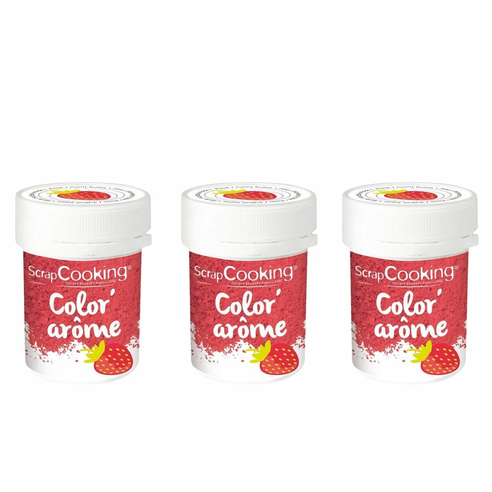 Colorant alimentaire rose arôme fraise 30 g