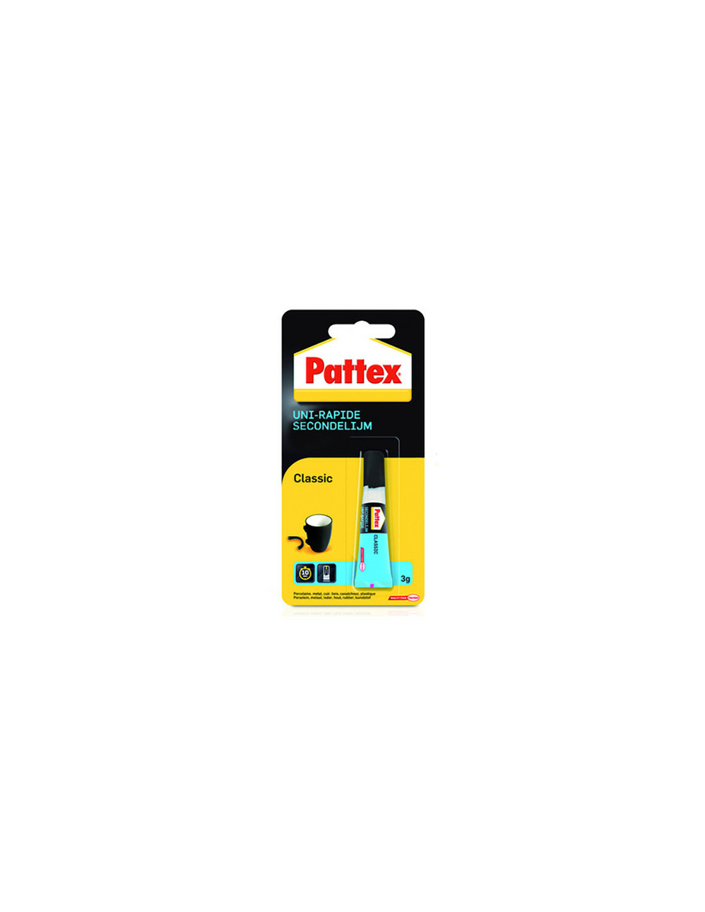 Pattex uni-rapide classic tube 3gr - pattex