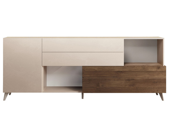 Estelle - buffet bas - 2 portes et 2 tiroirs - 241 cm