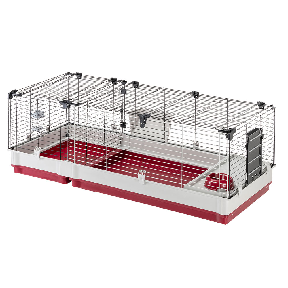 Cage lapins krolik 140 cochons d'inde, extension séparable, kit de montage, accessoires inclus