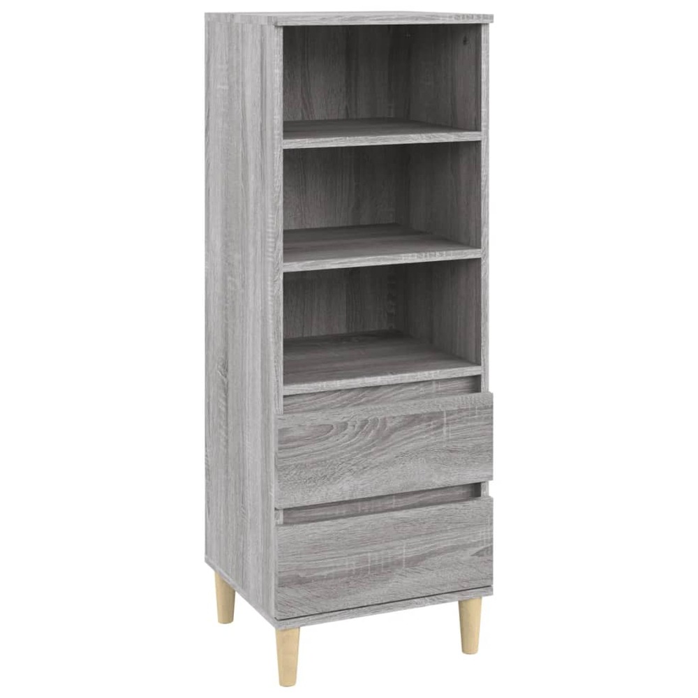 Buffet bahut commode armoire meuble de rangement organisateur cuisine salle de séjour salon haut sonoma 40 x 36 x 110 cm bois