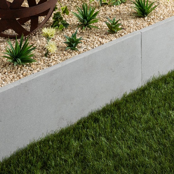 Bordure de jardin pierre de l'atlas gris 100x35x3 cm (à l'unité) - ro'ma nature