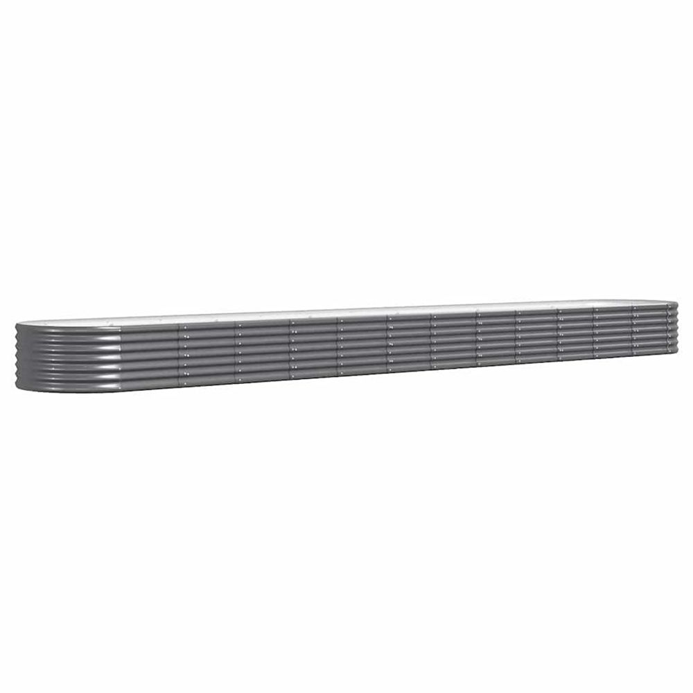 Lit surélevé de jardin acier galvanisé anthracite