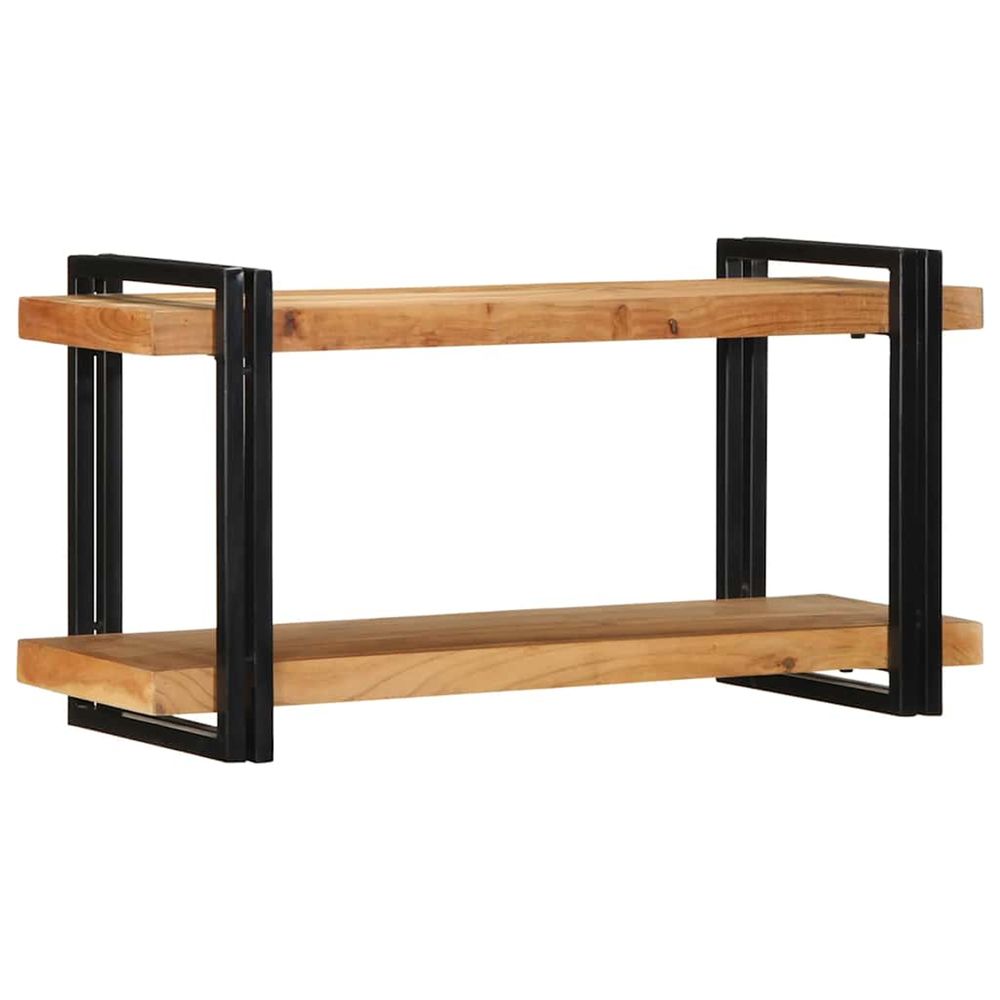 Étagère murale 90x33x45 cm bois massif d'acacia