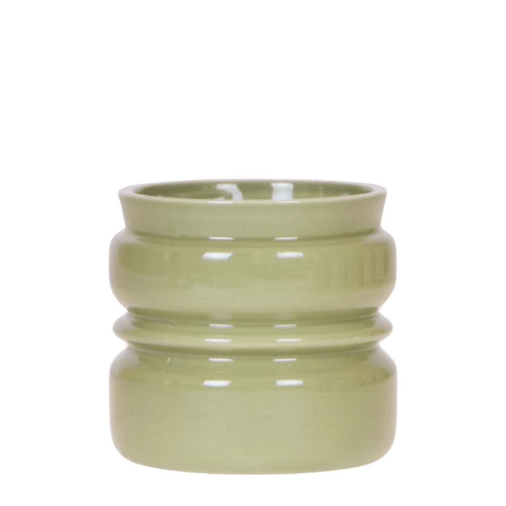 Cache-pot noma vert - ø9 cm x h10,5 cm