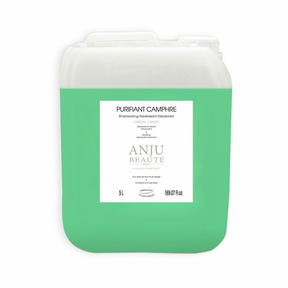 Shampooing purifiant camphre anju beauté : 5 litres