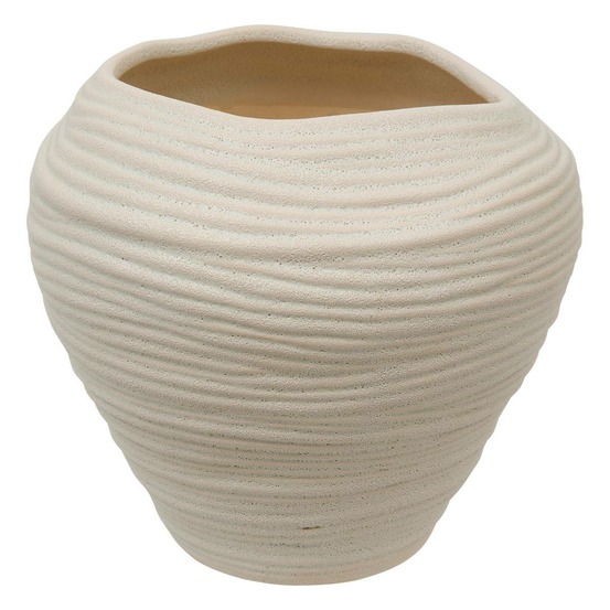 Vase prudi blanc h22cm