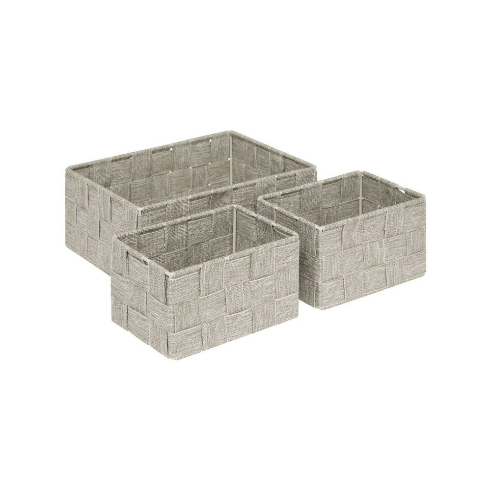 Lot de 3 paniers de rangement 