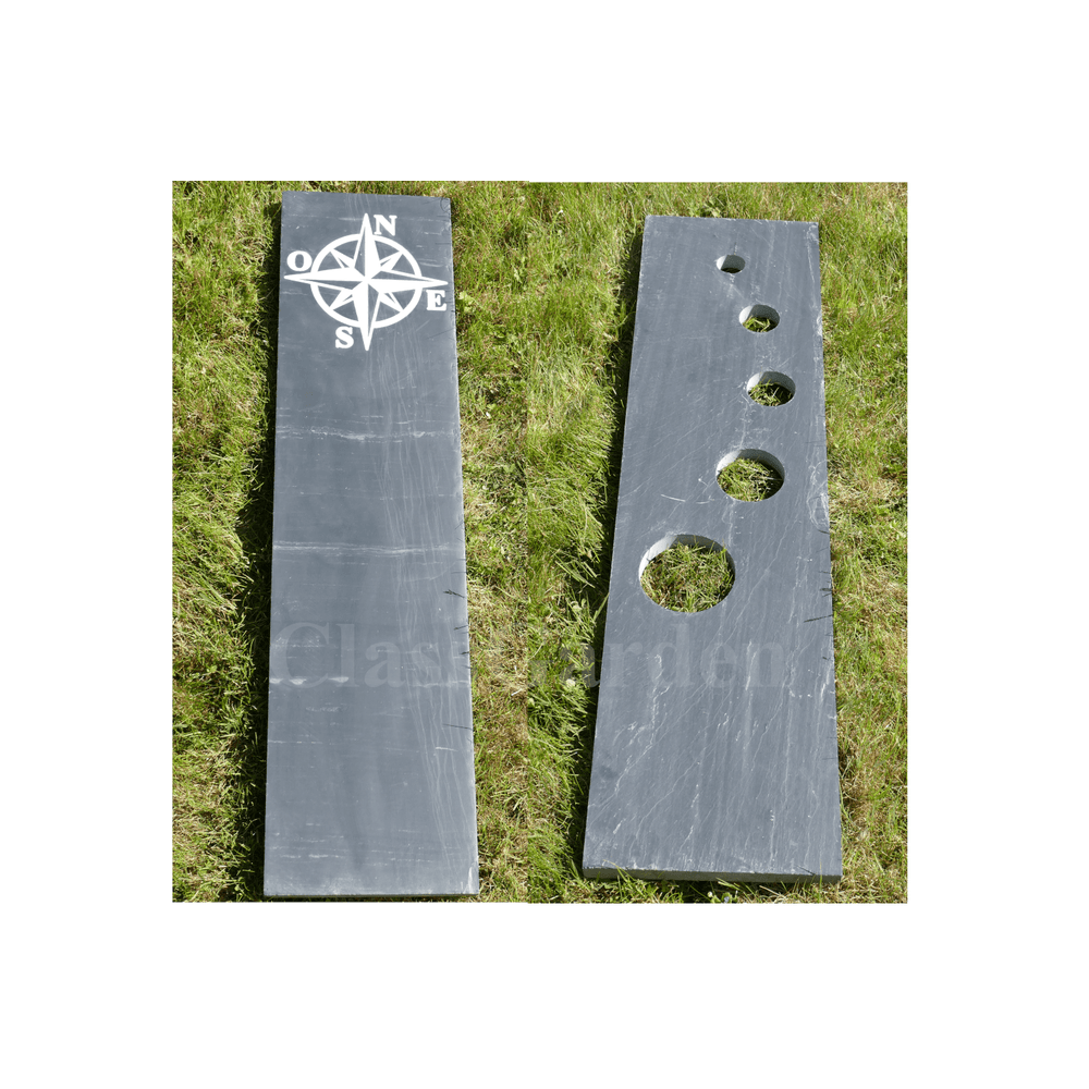 Totem ardoise 120 cm - pack de 2 totems au choix