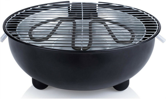 Barbecue électrique posable 30cm 1250w noir - bq-2880