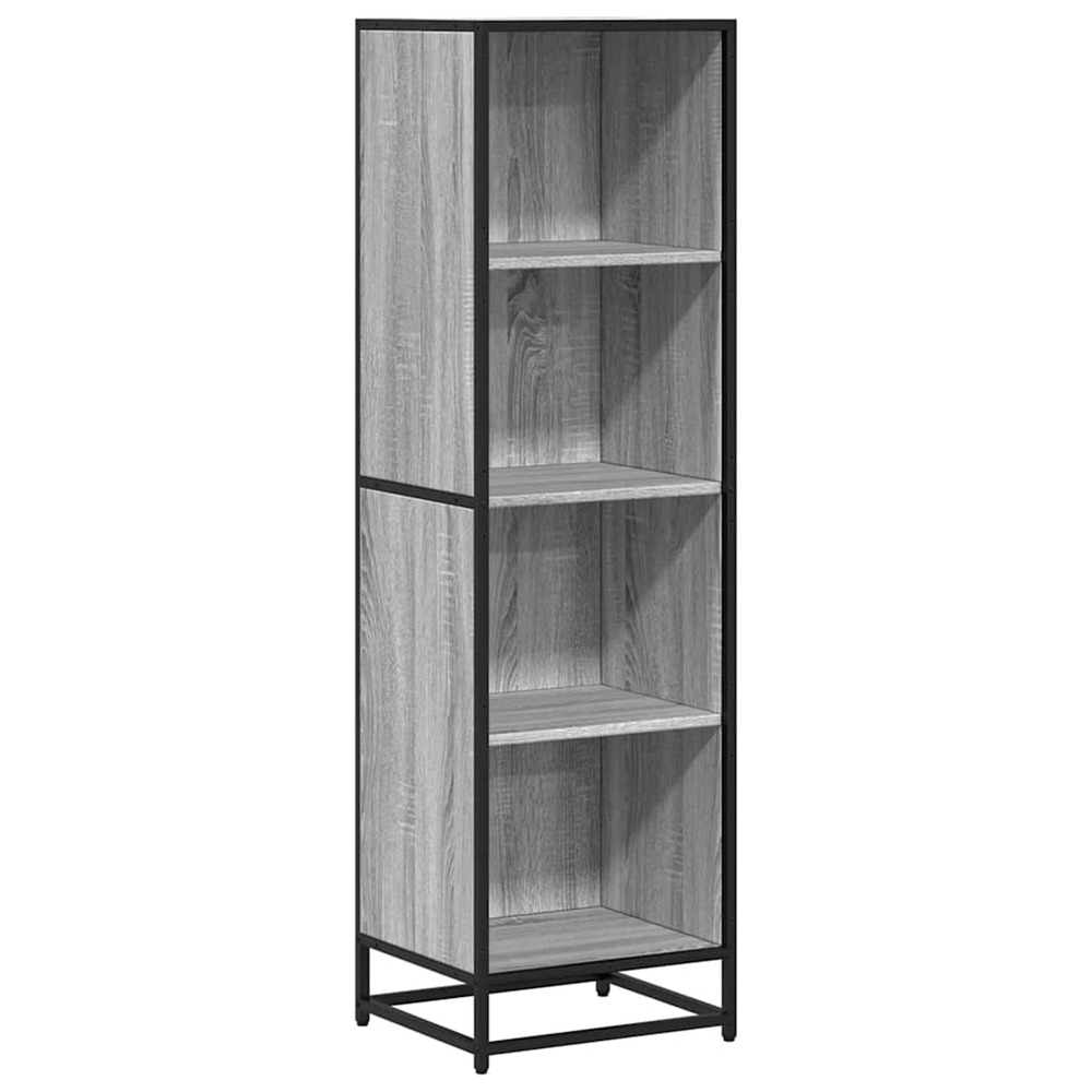 Bibliothèque sonoma gris 40x35x139 cm bois d'ingénierie