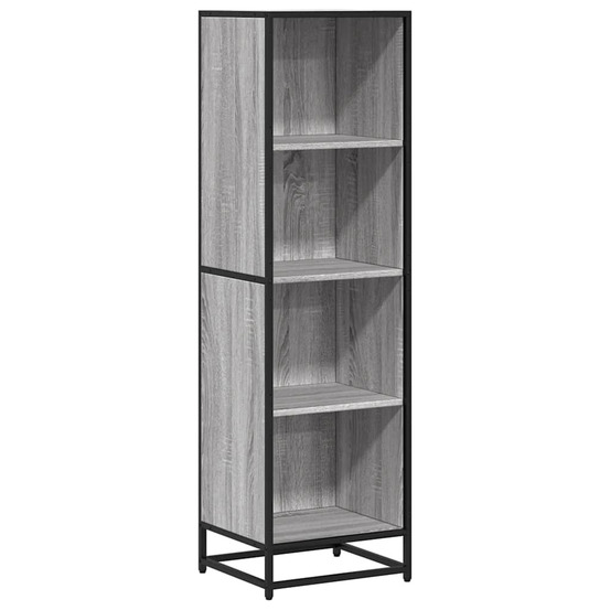 Bibliothèque sonoma gris 40x35x139 cm bois d'ingénierie