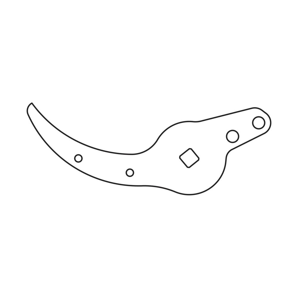 Felco contre-lame de rechange 100/4 pour sécateur felco 100