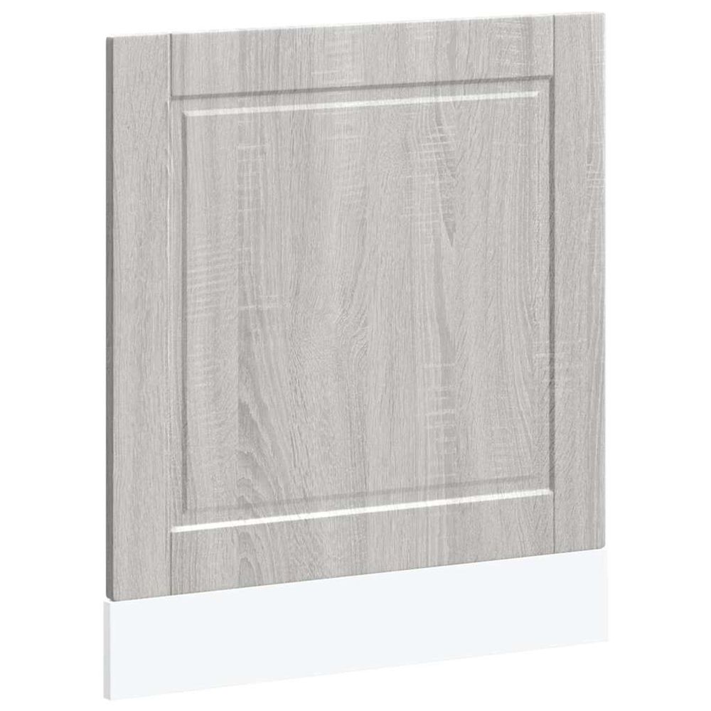 Panneau de lave-vaisselle porto sonoma gris 60x1,5x57 cm