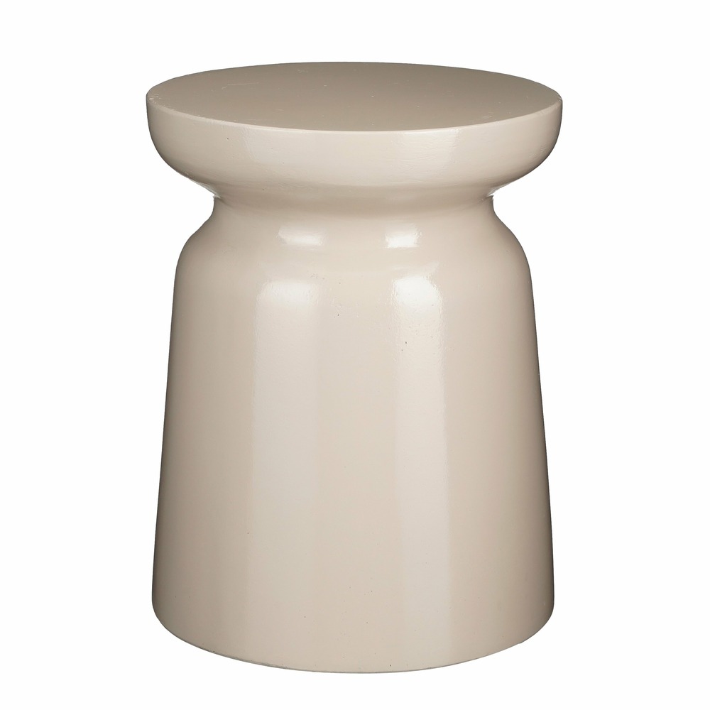 Mica decorations stage table d'appoint - h45 x ø35 cm - beige