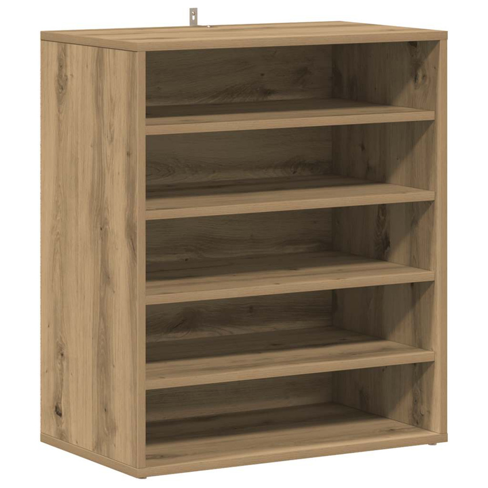 Armoire à chaussures chêne artisanal bois d'ingénierie