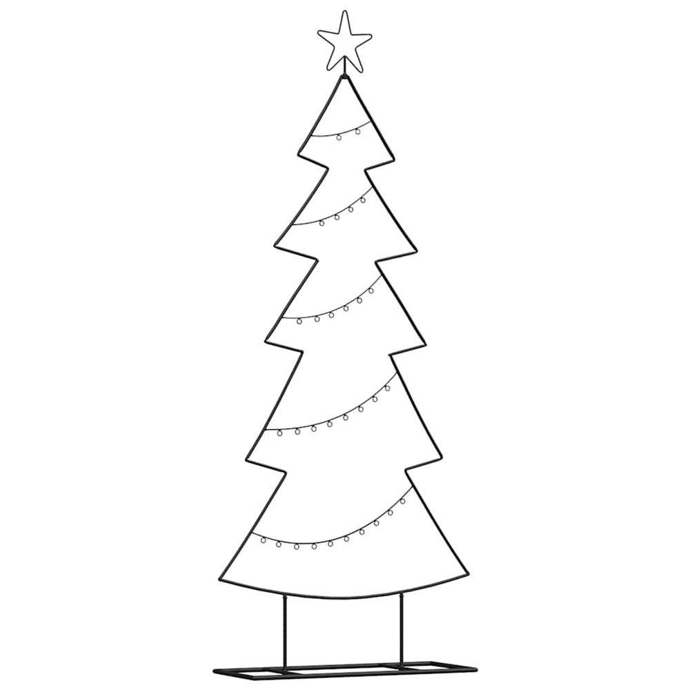 Arbre de noël en métal noir 150 cm acier