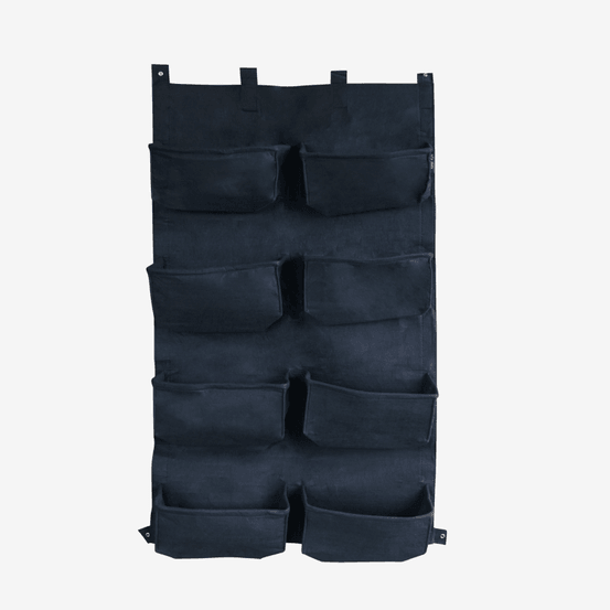 Mur végétal 8 sacs noirs en feutre géotextile