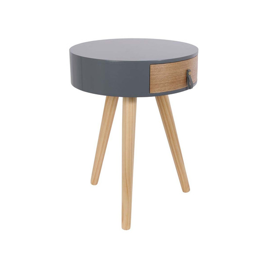 Chevet en bois scandinave nora gris