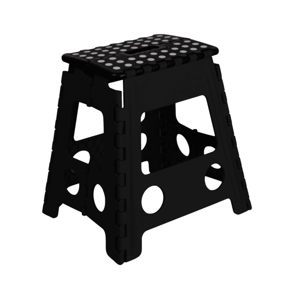 Noir 32x29x22 cm venteo - marche pied pliable 32 cm