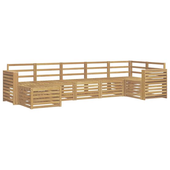 Ensemble de canapés d'extérieur 7 pc blanc