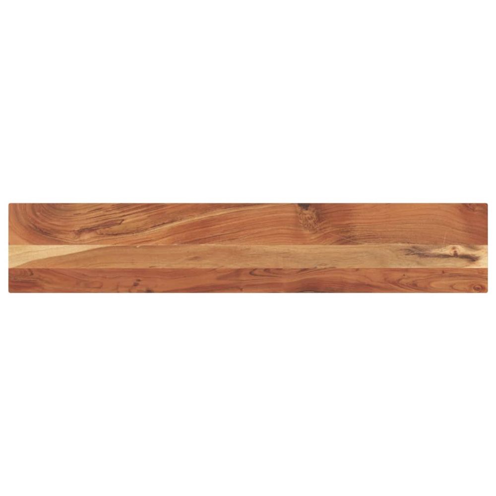 Dessus de table 160x20x3,8cm rectangulaire bois massif d'acacia