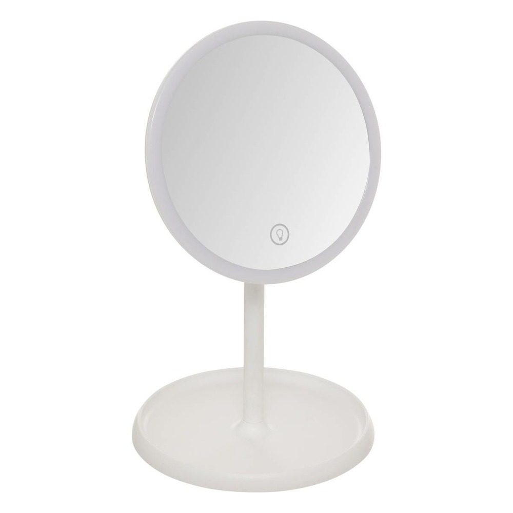 5five - miroir lumineux l19cm blanc